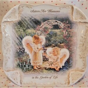 Vintage 2004 Bradford Exchange Sisters Are Blossoms Dona Gelsinger Plate